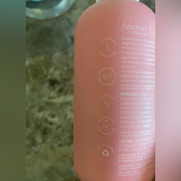 Function of beauty Curl Cream 7fl oz AND Anti Frizz Boosters (2) 0.2fl oz NEW - Picture 9 of 10